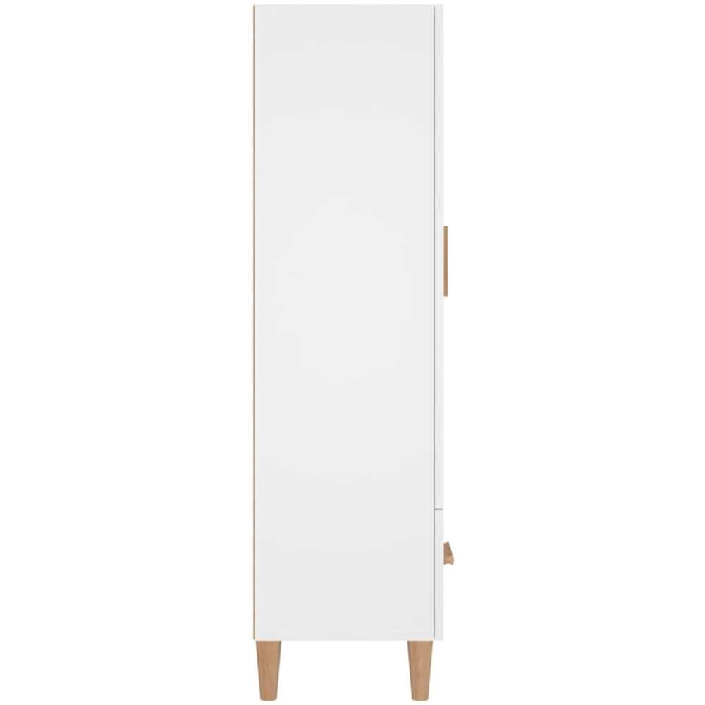 vidaXL 2 Door Single Drawer White Highboard Image 6