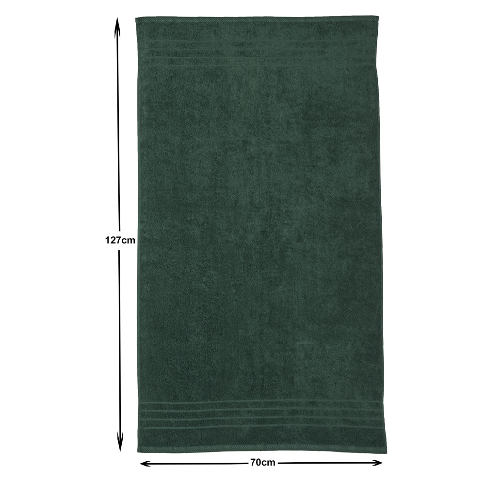 Wilko Emerald Bath Towel Image 3
