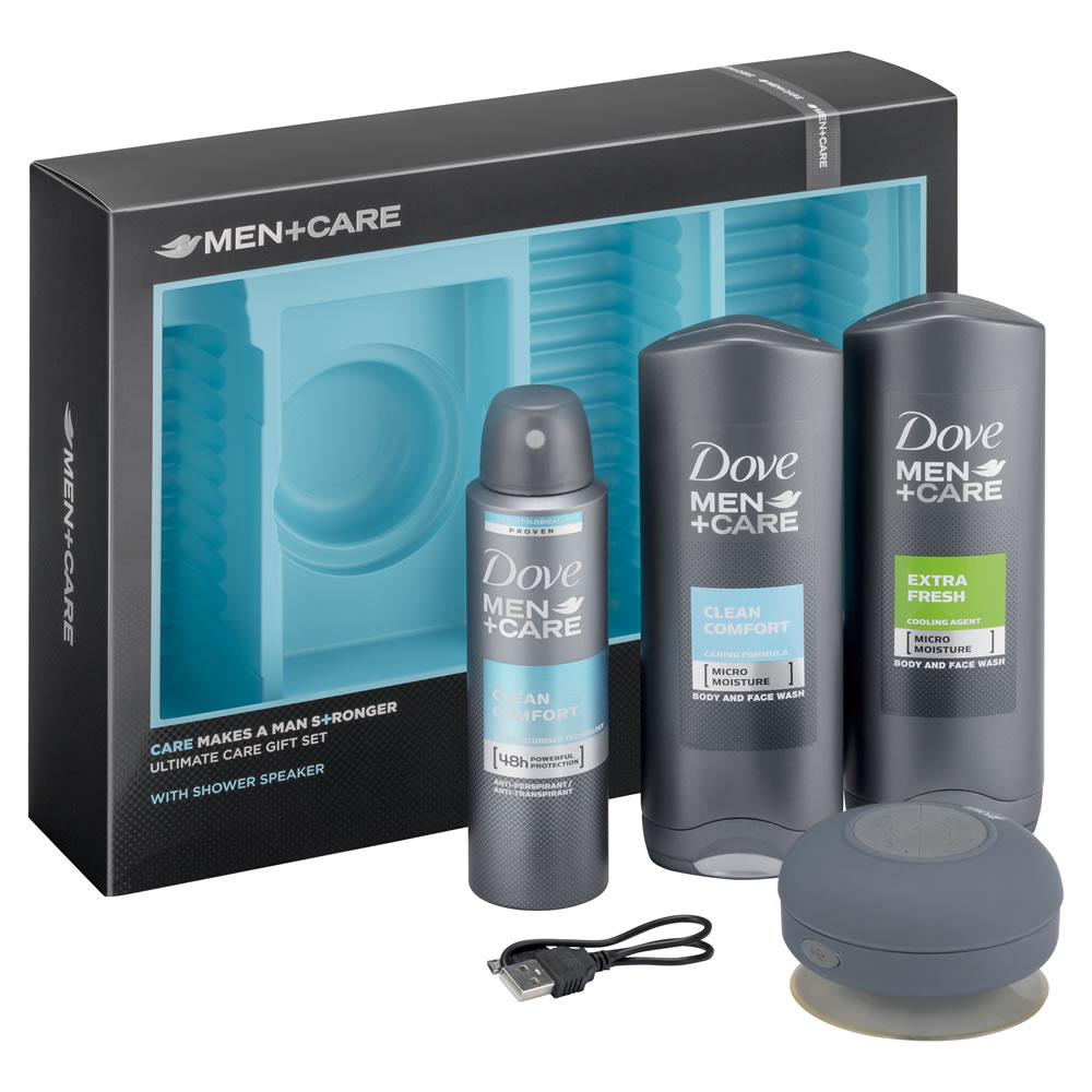 Dove Men +Care Shower Speaker Gift Set | Wilko