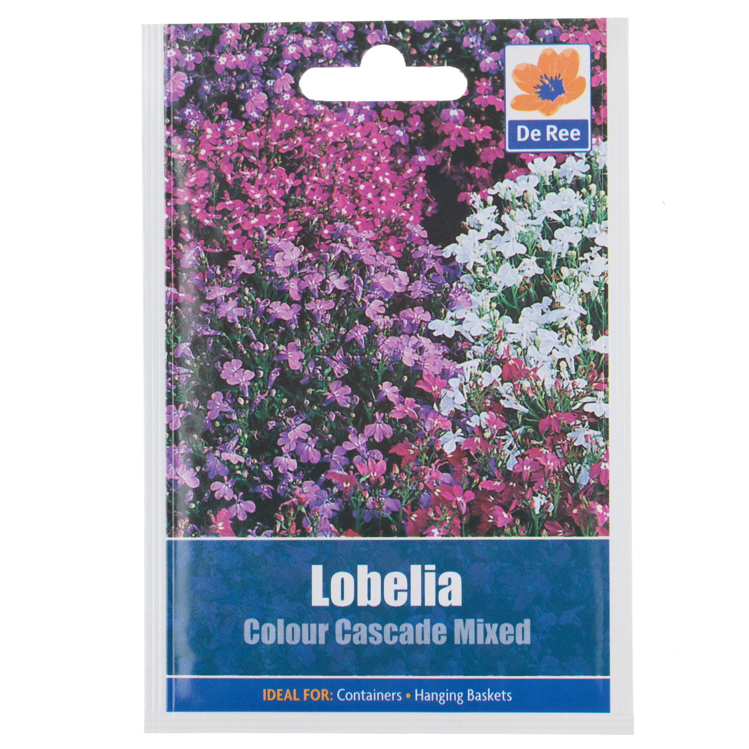 Lobelia Colour Cascade Seed Packet Image