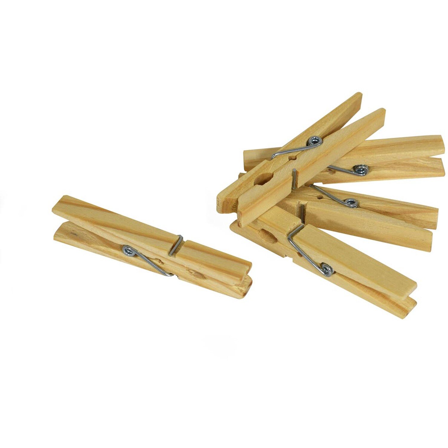 Pack of 100 Beech Wooden Pegs Image