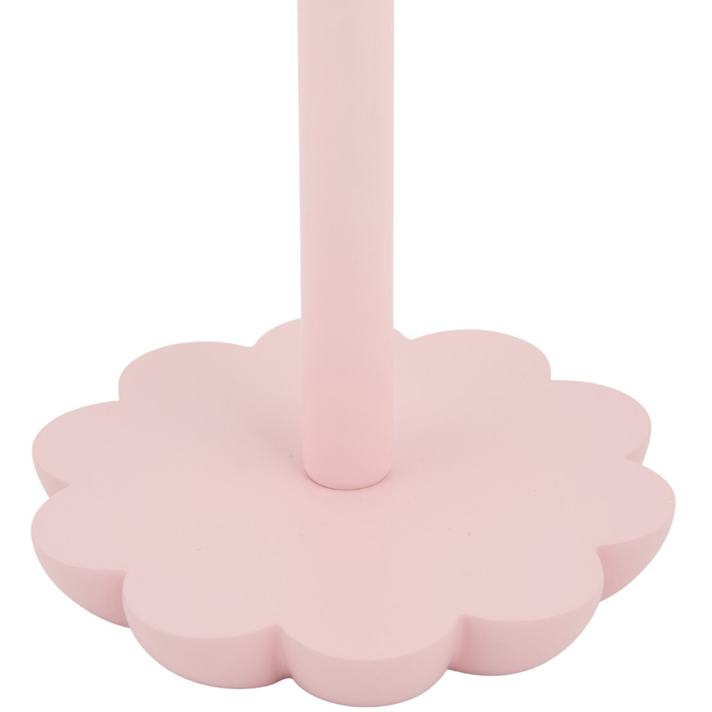 Scalloped Toilet Roll Holder Blush Image 2