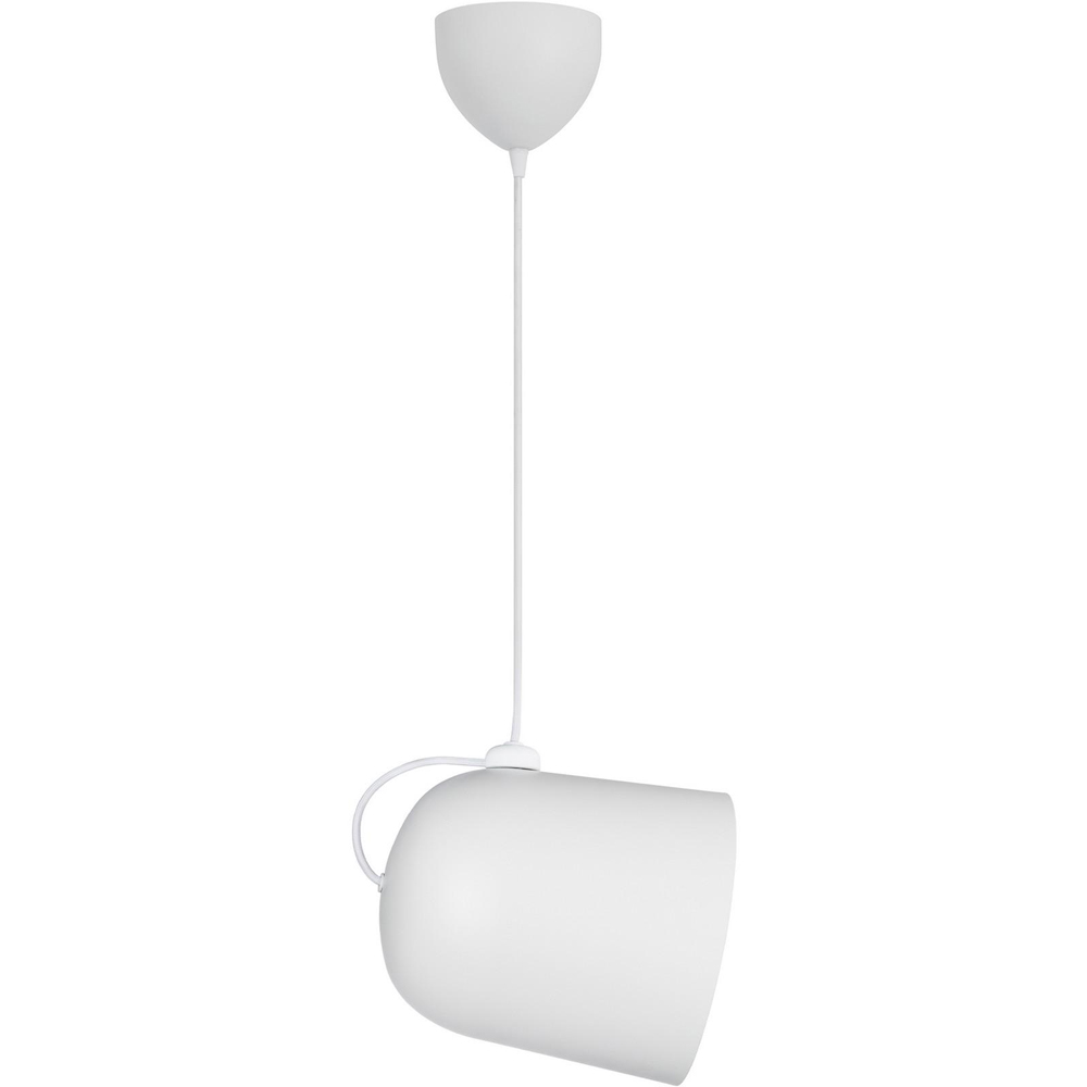 Nordlux Angle E27 8 inch White and Telegrey Adjustable Pendant Light Image 3