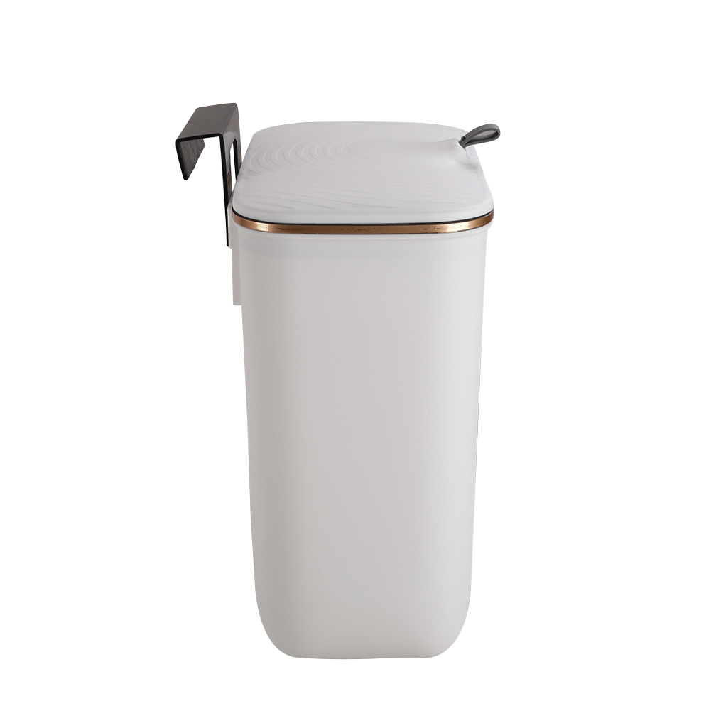 Living and Home Hanging Kitchen Waste Bin White Image 3