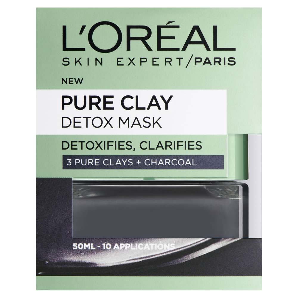 L’Oréal Paris Pure Clay Detox Face Mask 50ml Image 1