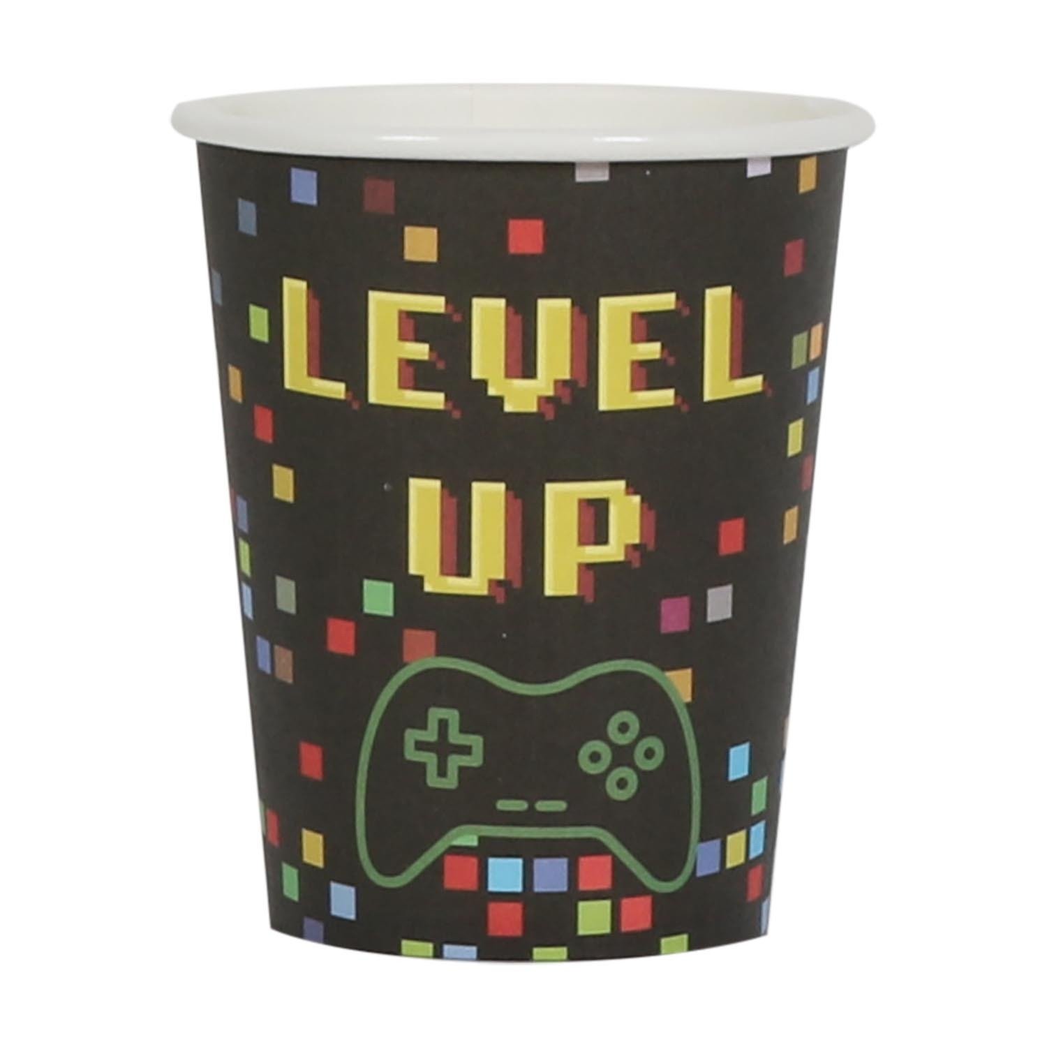 Pack of 8 Gaming Paper Cups Image 2