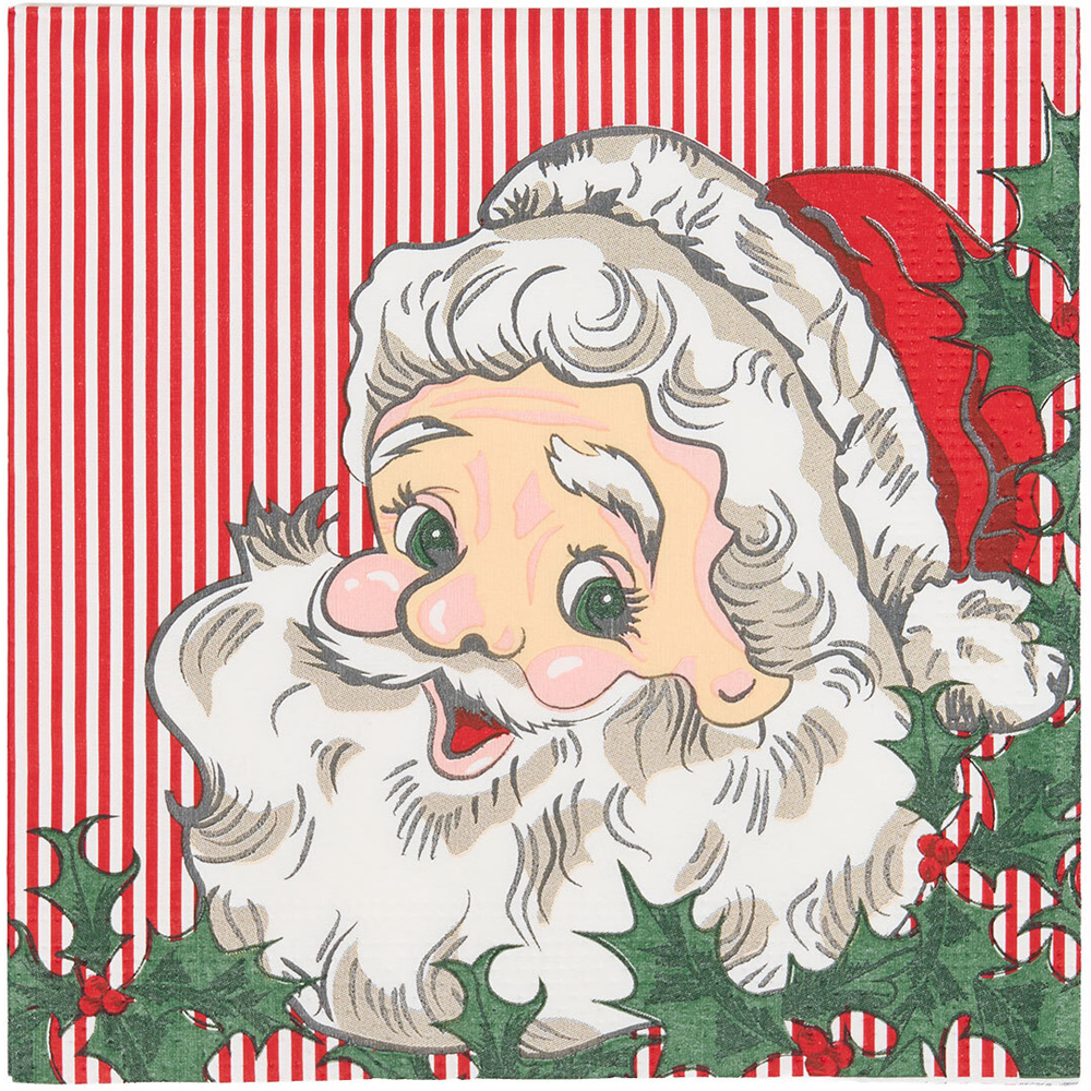 Set of 20 Santa Napkins Image 2