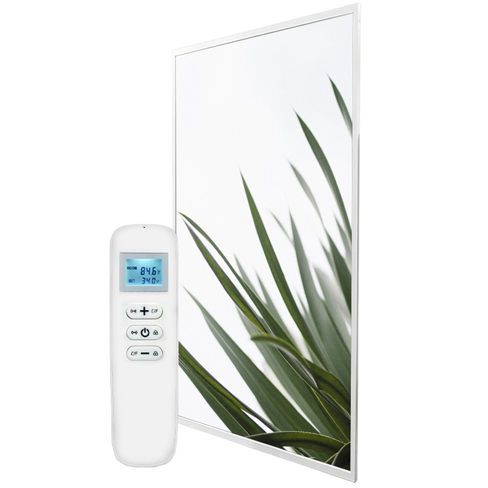 Mirrorstone Nexus 700W Minimal Leaf Wi-Fi Infrared Heating Panel 595 x 1195mm Image 1