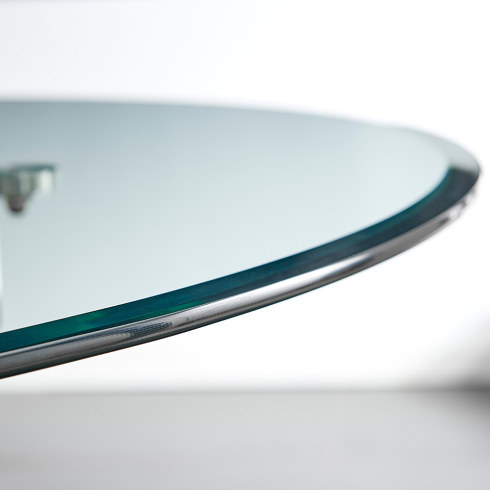 Furniturebox Arona Valera 4 Seater Round Dining Set Cream and Black Image 6