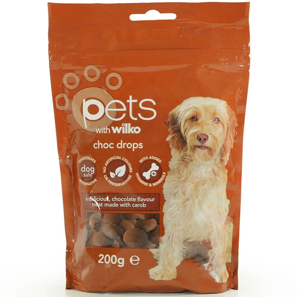 Wilko Choc Drops for Dogs (Case of 10 x 200g) Wilko