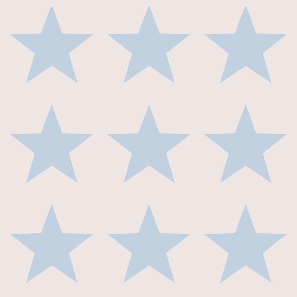 Galerie Deauville 2 Large Star Light Blue and White Wallpaper Image 1