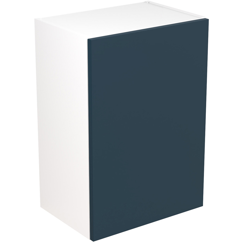Kitchen Kit Slab Supermatt Blue Wall Kitchen Cabinet Flatpack 500mm Image 1