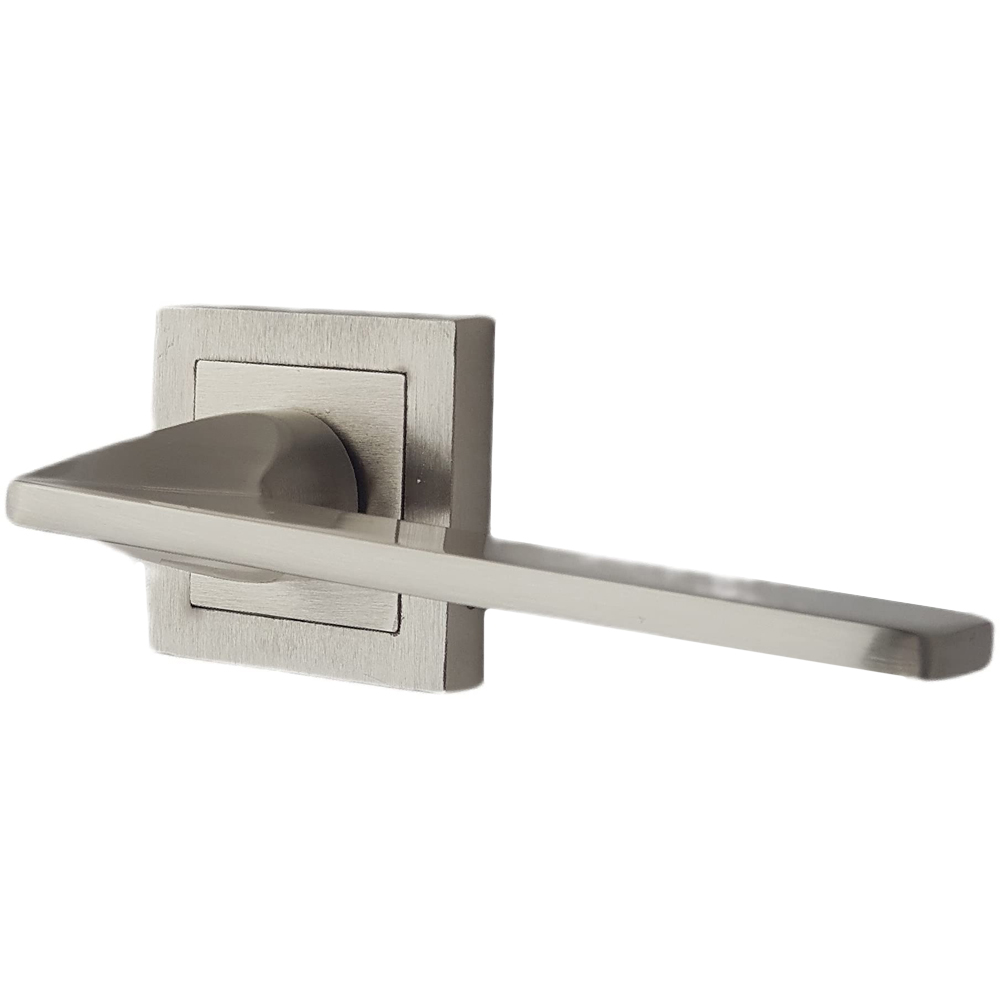 Golden Grace Satin Finish Vector Door Handle Set Image 2