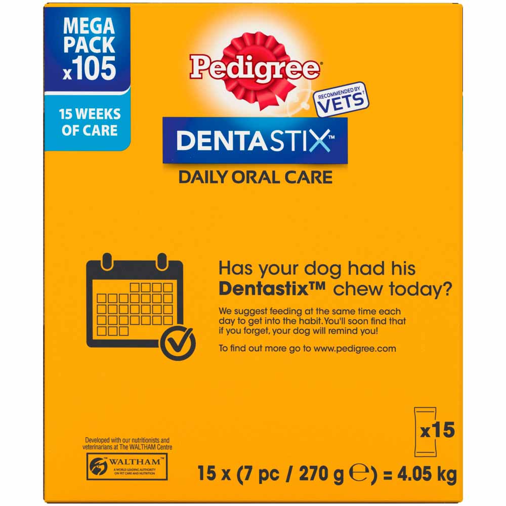 Pedigree Dentastix Large Dog Chews 105pk Image 3