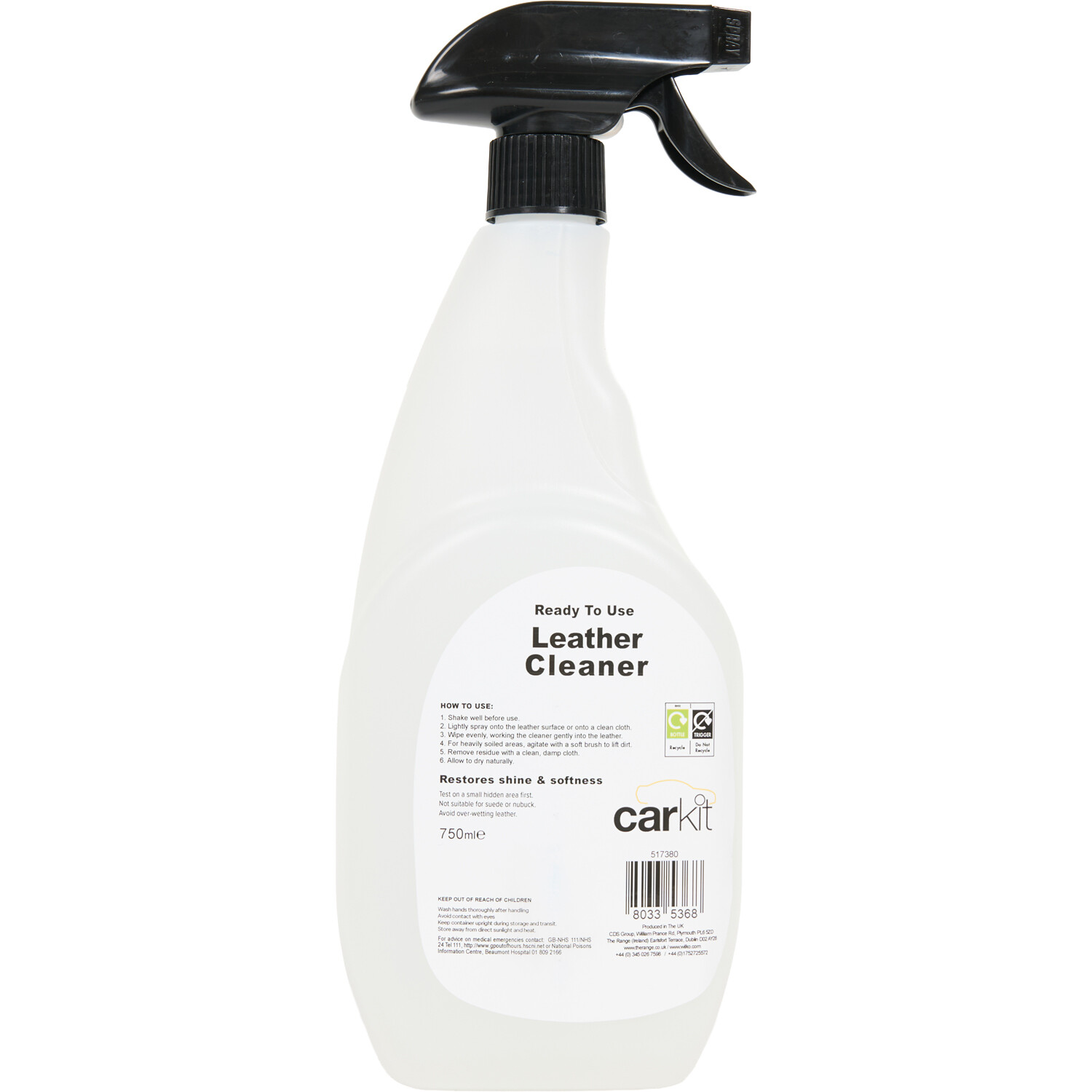 Carkit Ready To Use Leather Cleaner Image 3