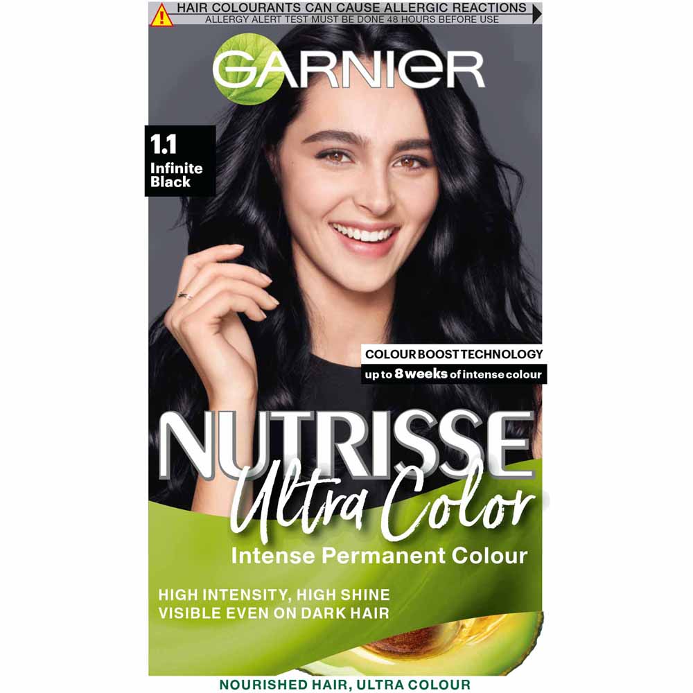 Garnier Nutrisse Ultra Intense Permanent Colour Infinite Black 1.10