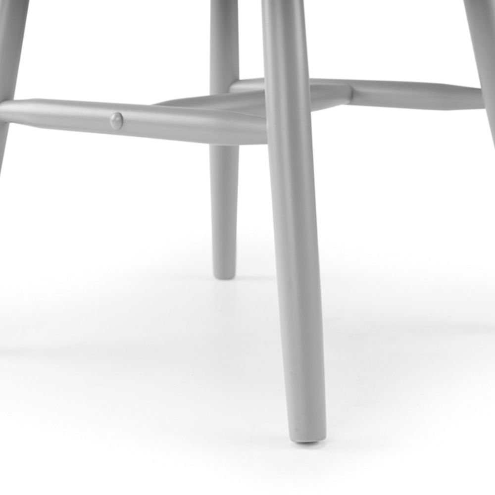 Julian Bowen Alassio Set of 2 Grey Dining Chair Image 5