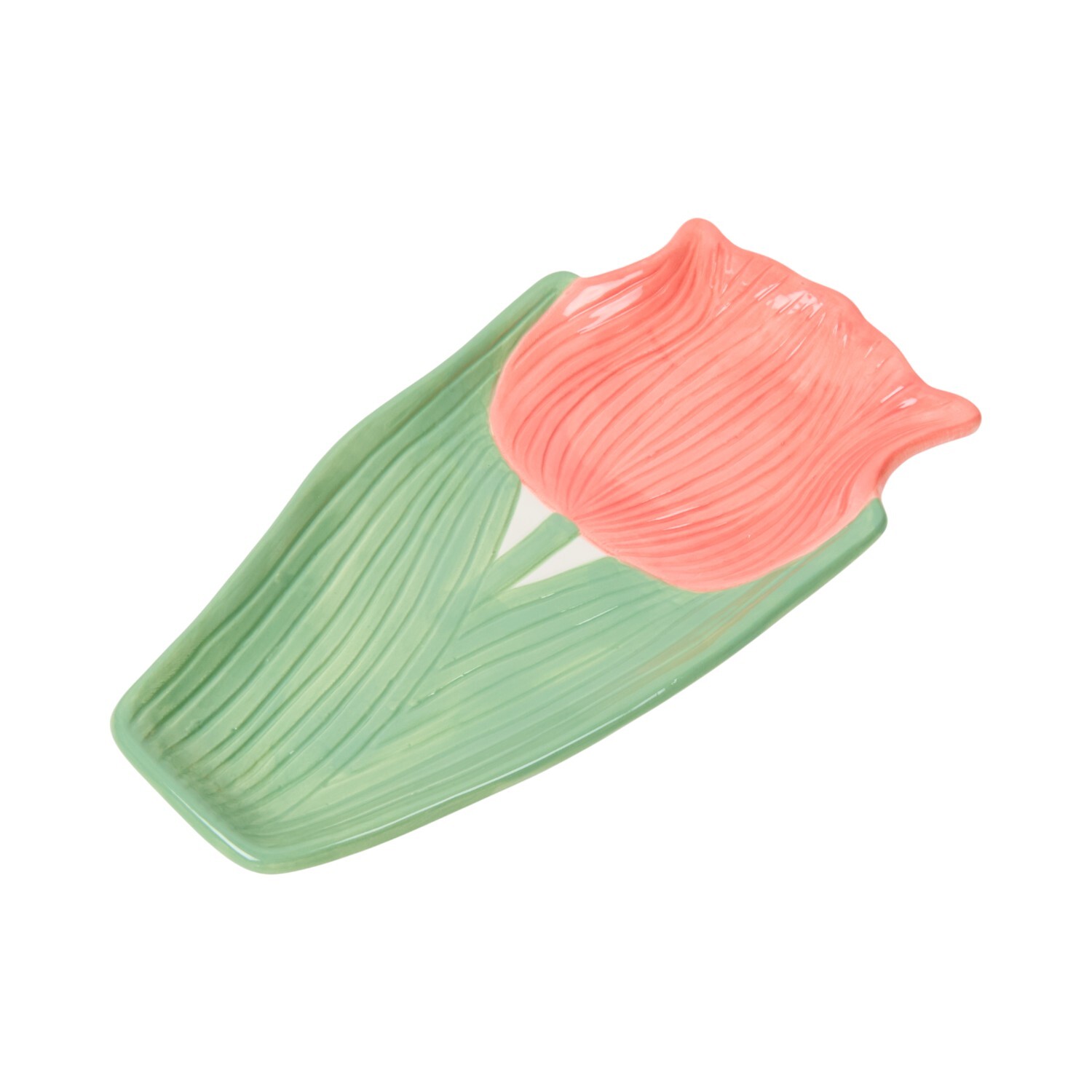 Tulip or Carrot Shape Large Plate Image 7