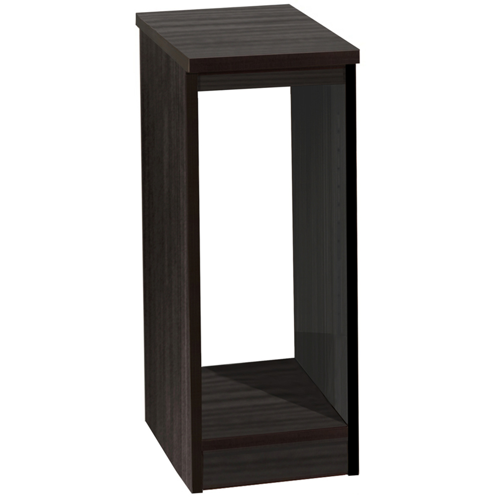 R White Cabinets Desktop Tower Storage Black Image 2