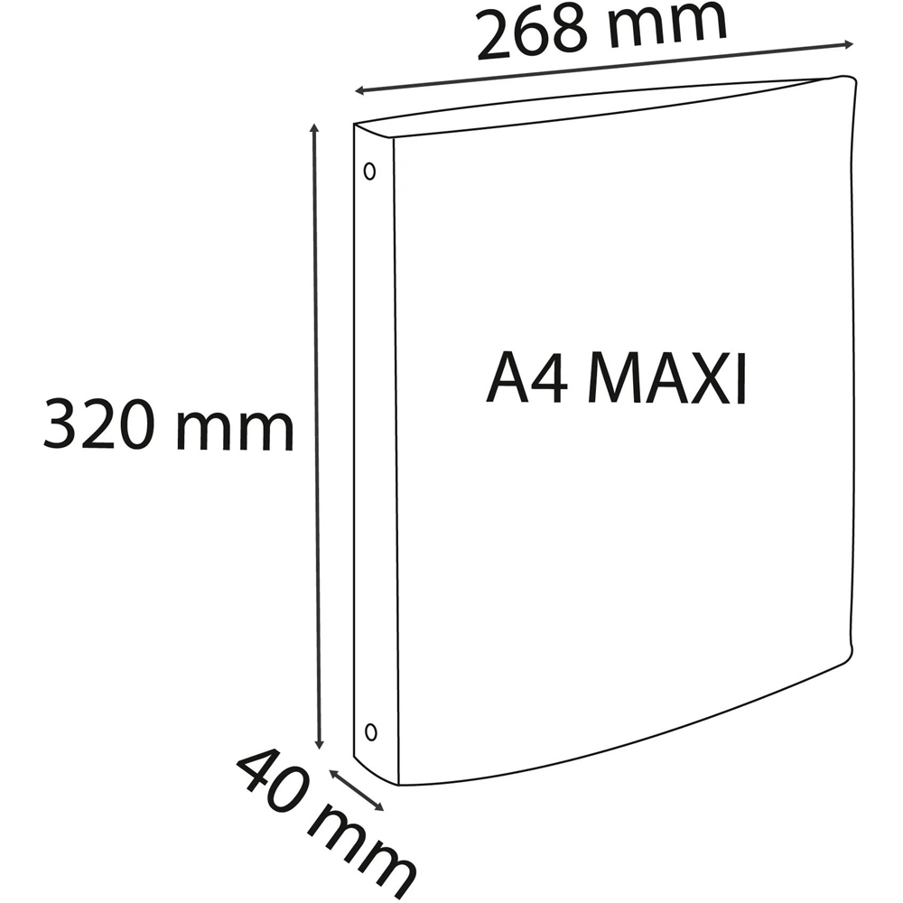 Exacompta Crystal A4+ 4R Ring Binder 3cm 20 Pack Image 7