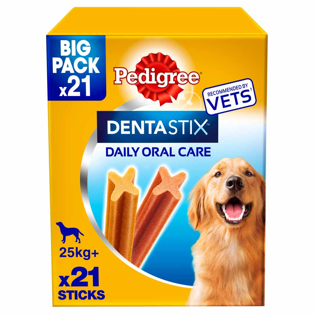 Pedigree 21 Pack Dentastix Daily Adult Large Dog Treats 810g Image 1