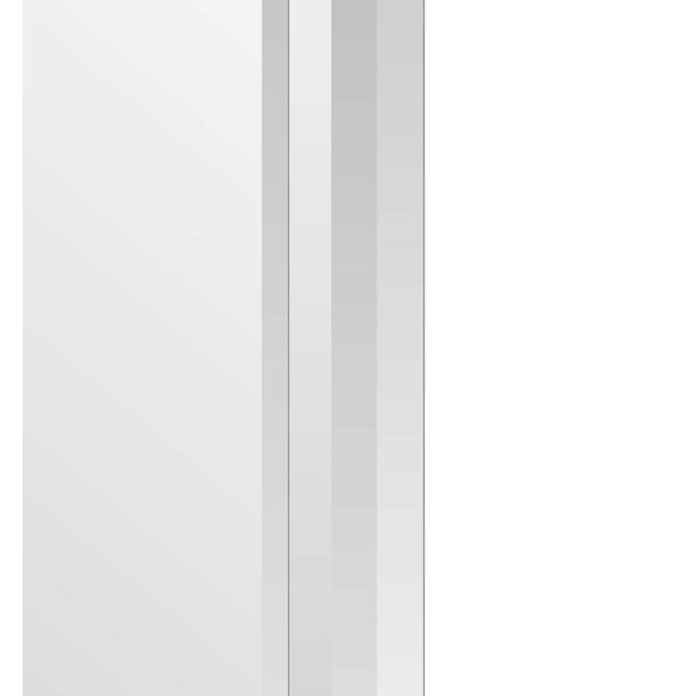 Sheringham All Glass Modern Leaner Mirror 165 x 79cm Image 4