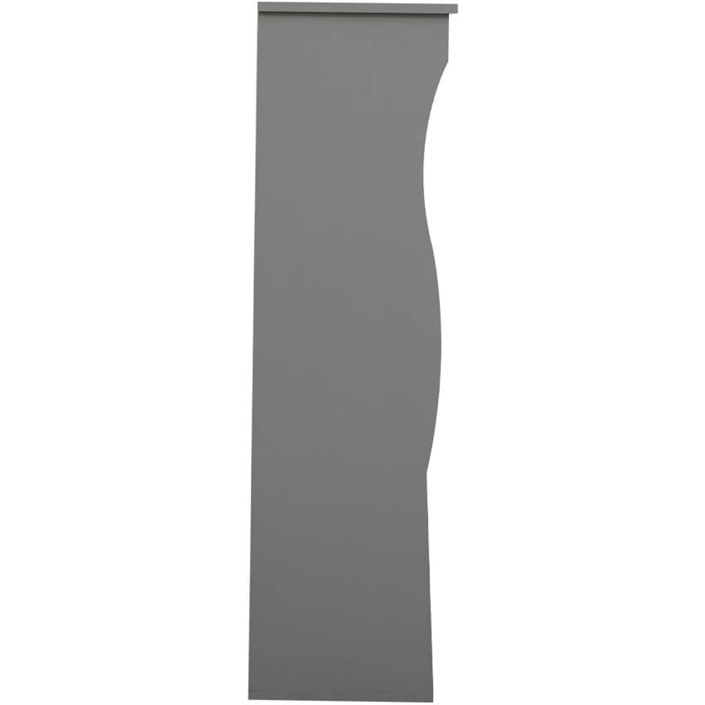 Home Source Polar 3 Tier Grey Kitchen Wall Mounted Shelf Image 3
