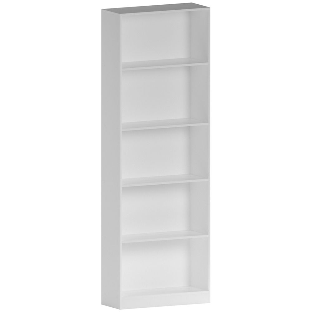 Vida Designs Cambridge 5 Shelf White XL Bookcase  Image 2