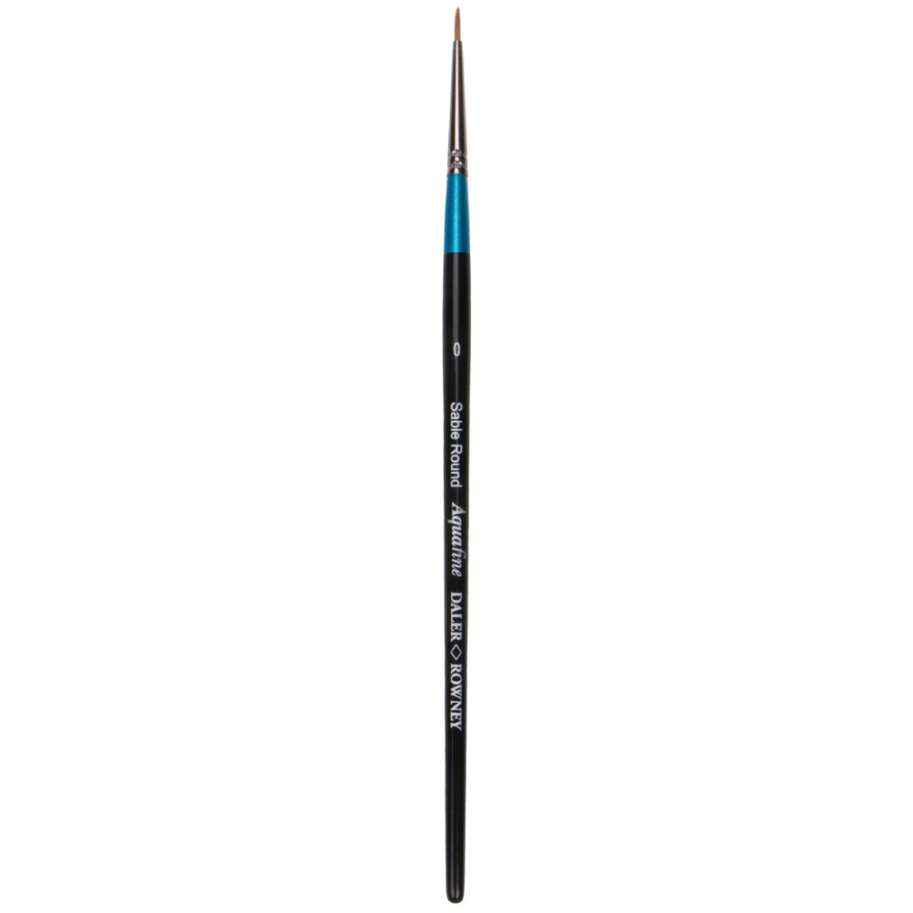 Daler-Rowney Aquafine Natural Sable Round Short Handled Brush -  0 Image