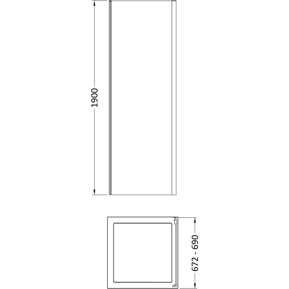 Oem Chrome Side Panel 700mm Image 2