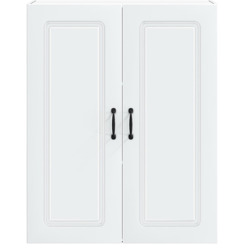 vidaXL 2 Door White Kitchen Wall Cabinet Image 4