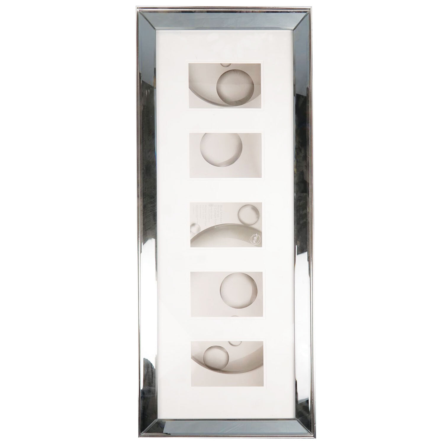 Blue Smoked Mirrored Collage Frame Image