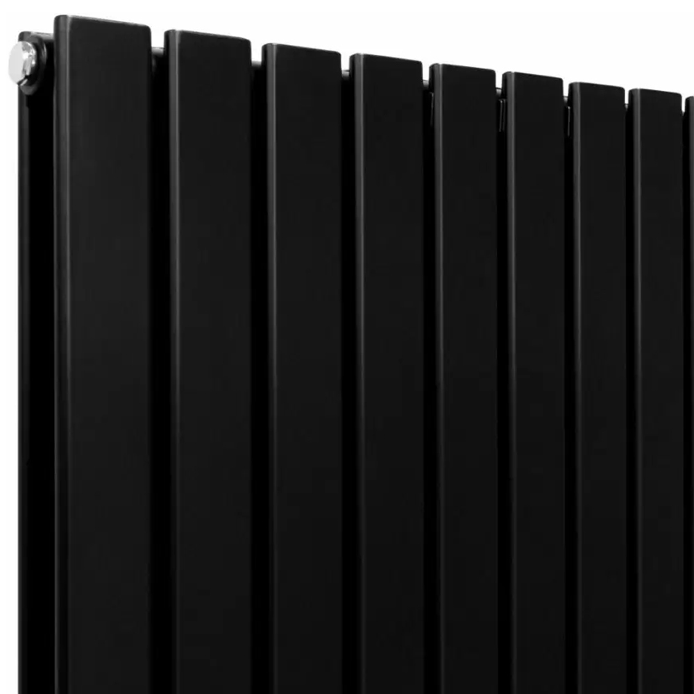 MonsterShop Black Flat Radiator 1600 x 700mm Image 4