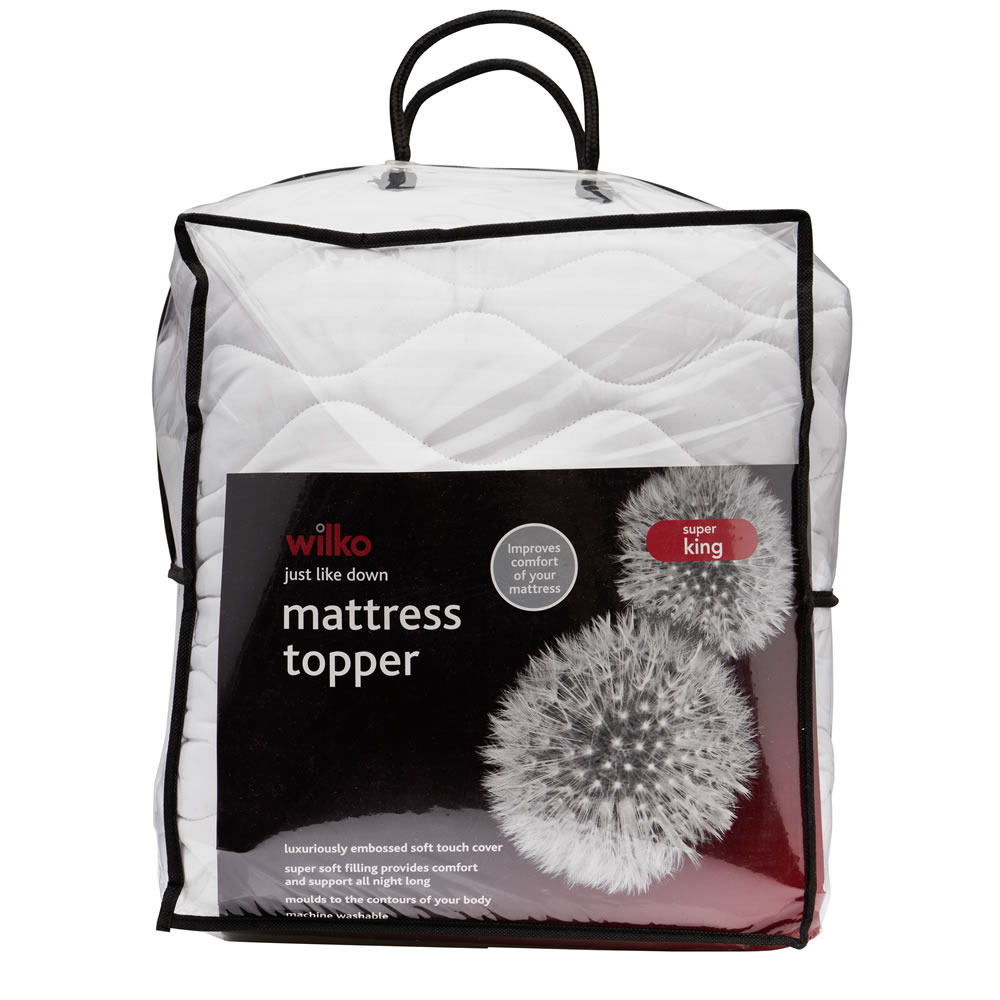 Wilko Best Super King Mattress Topper Image 4