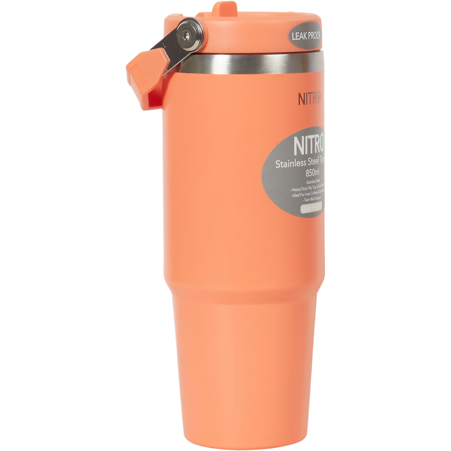 Nitro Rose/Coral Stainless Steel Tumbler Image 5