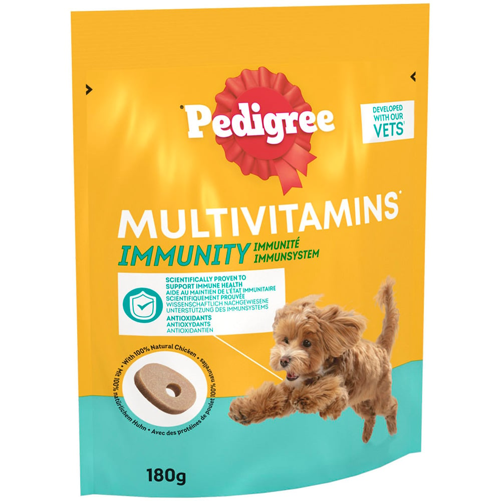 Pedigree Multivitamins Immunity Soft Dog Chews 180g Case of 6 x 30 Pack Image 3
