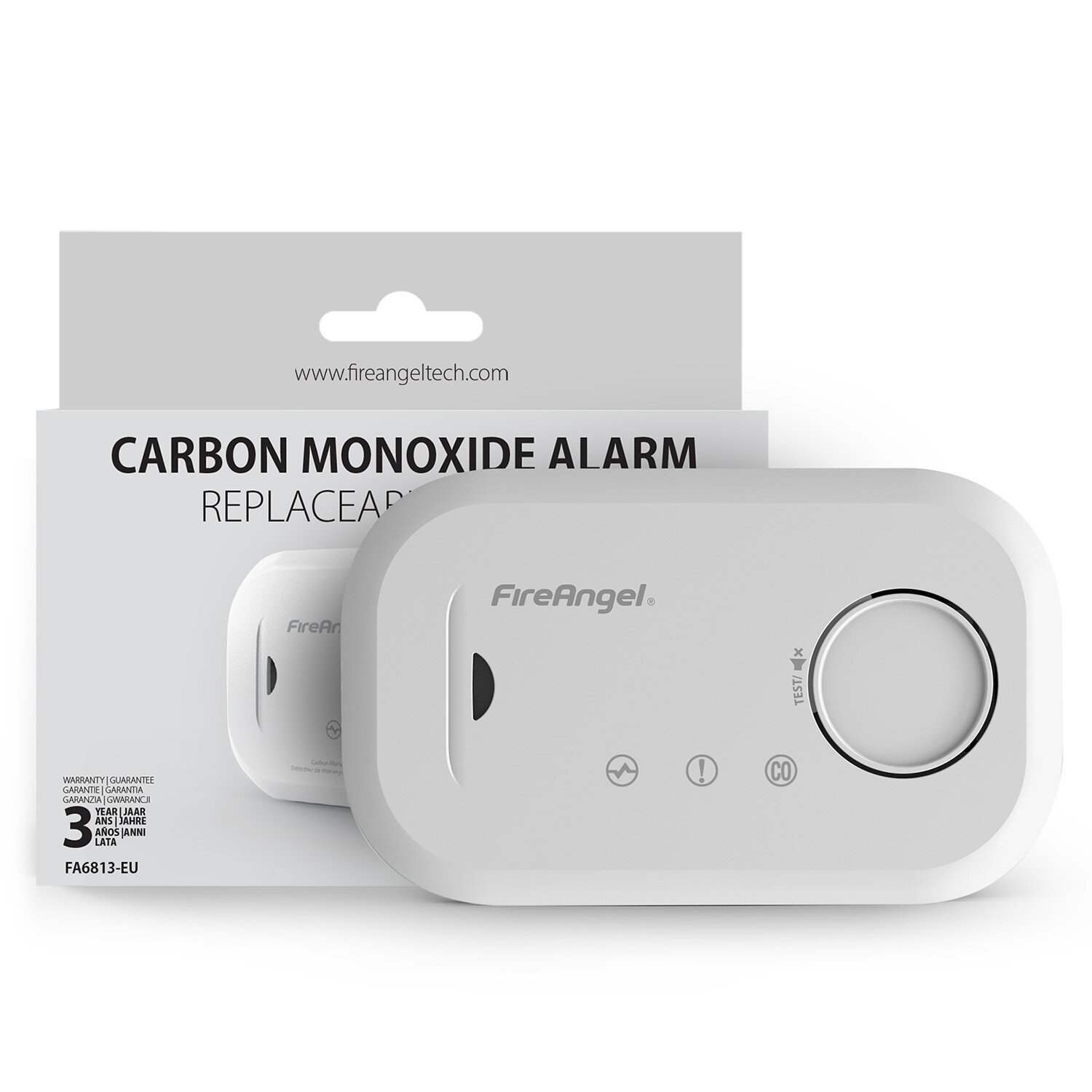 FireAngel Carbon Monoxide Replaceable Battery Alarm Image 2