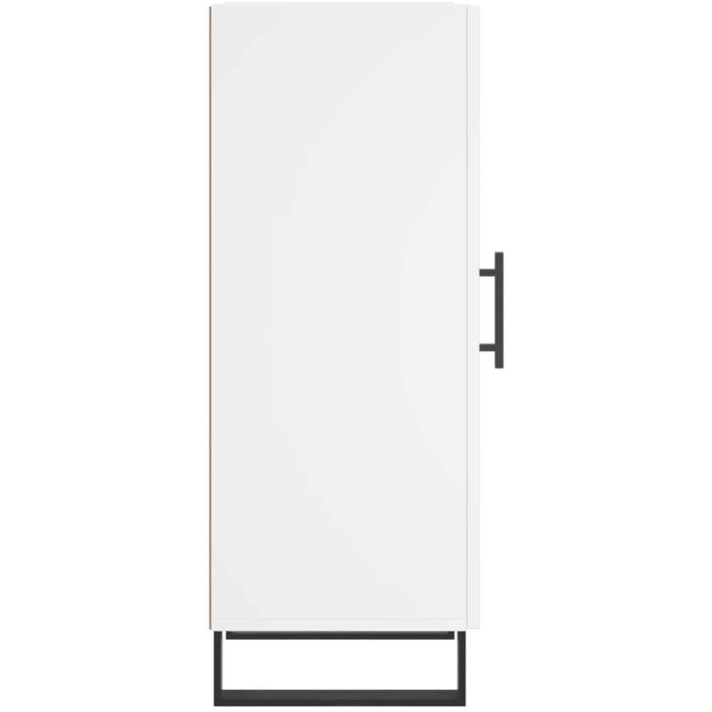 vidaXL Single Door White Sideboard Image 7