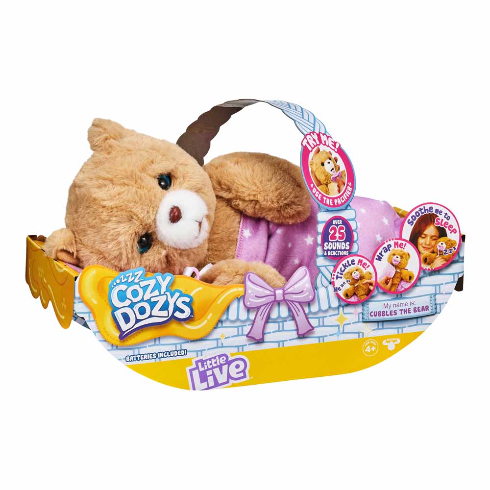 Little Live Pets Cozy Dozy The Bear | Wilko