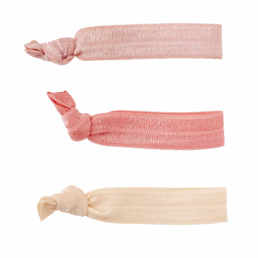 Wilko Pearl Fashion Hair Ties 5 Pack Image 1