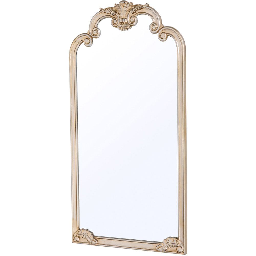 Living and Home Gold Arched Retro Wall Mirror 120 x 60cm Image 2