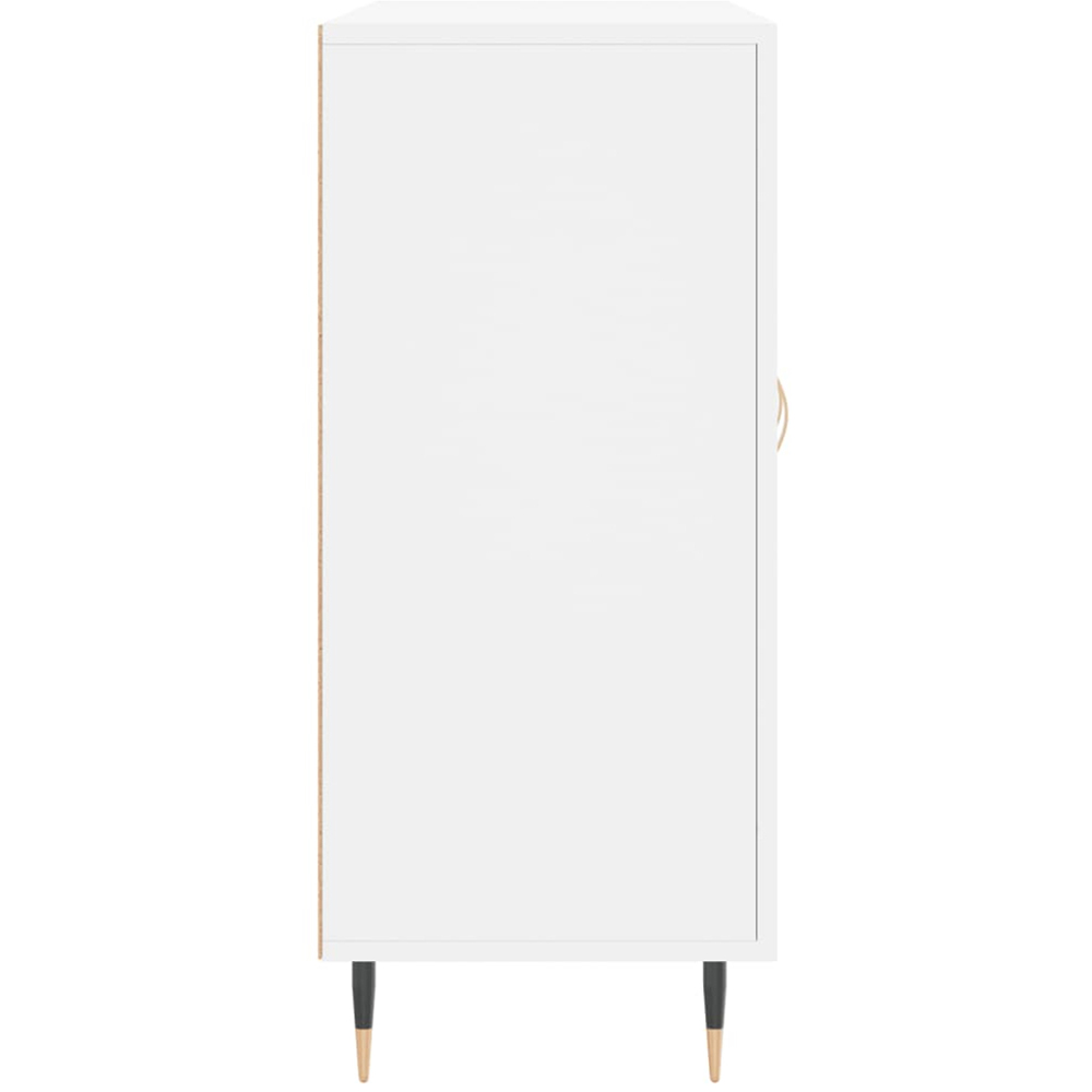 vidaXL 3 Door White Sideboard Image 7