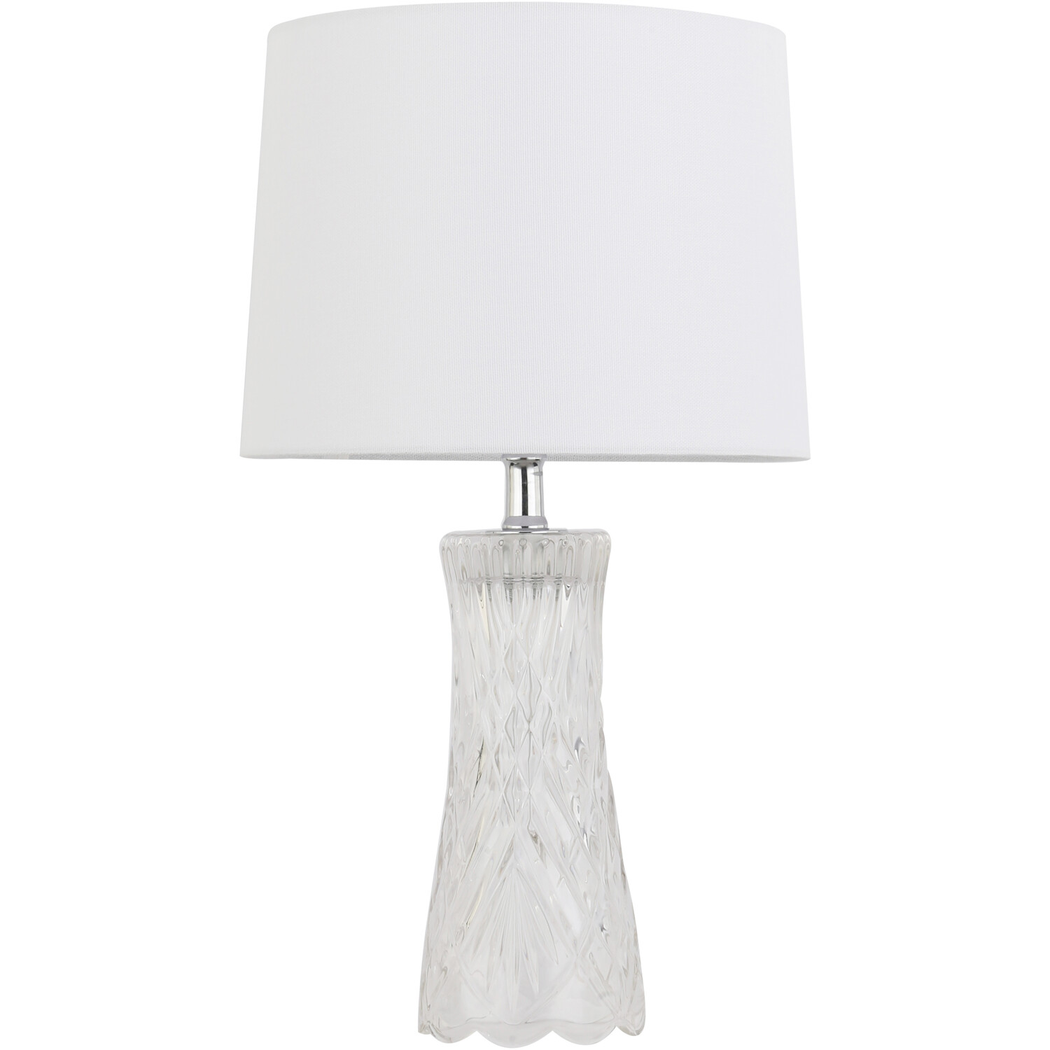 White Elise Table Lamp White Image 1