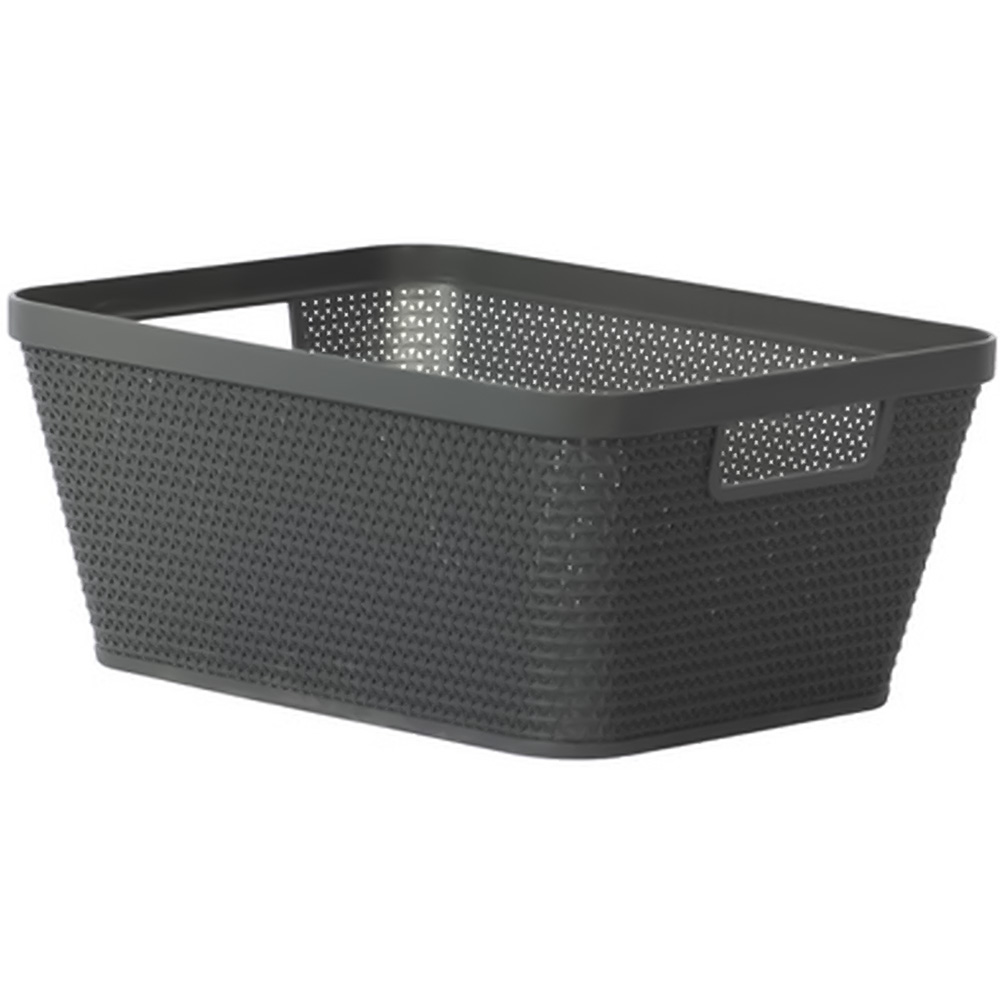 Grey Leche Medium Storage Basket Image 1
