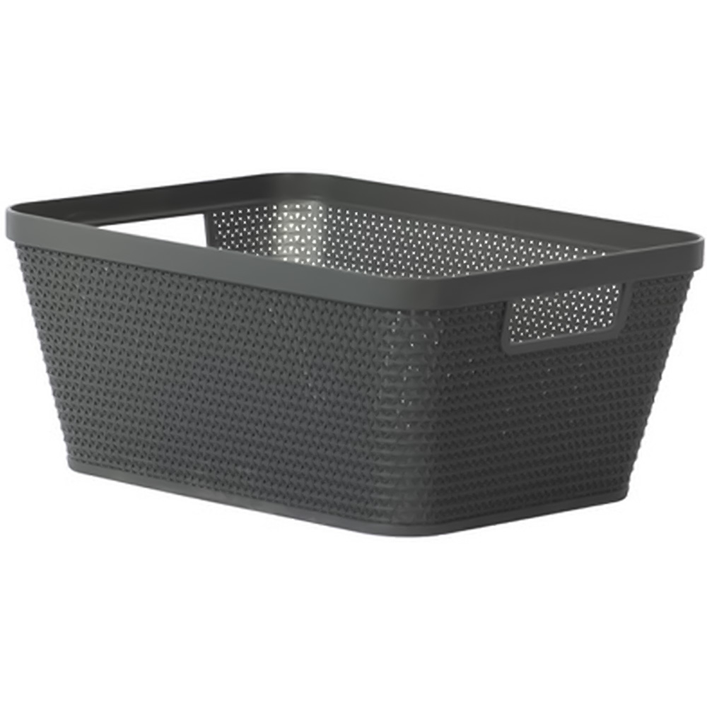 Grey Medium Leche Storage Basket Image 1