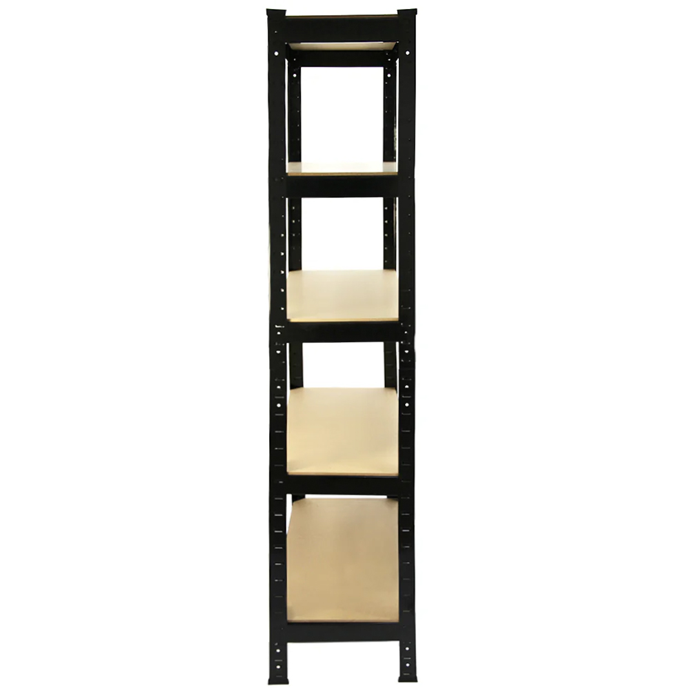 Monster Racking T-Rax Heavy Duty Black Shelving Unit 75cm 6 Pack Image 4