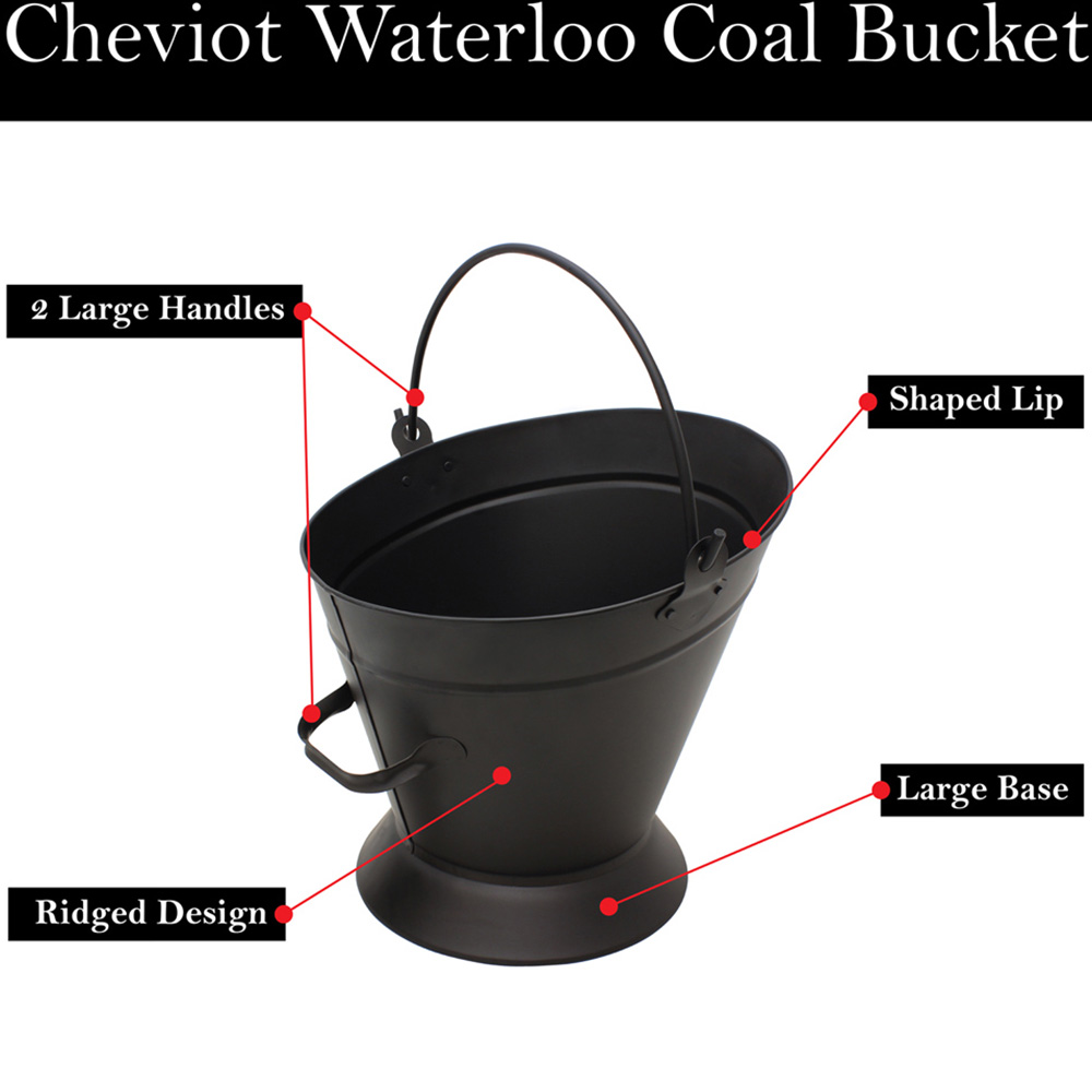JVL Cheviot Waterloo Black Bucket Image 4