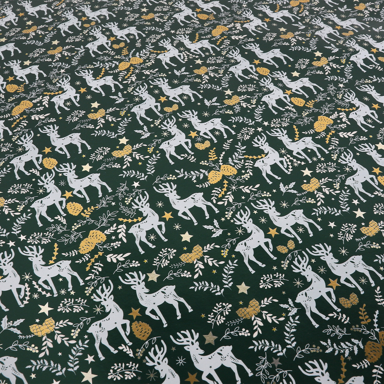 Emerald Stag Wrapping Paper 4m Image 1