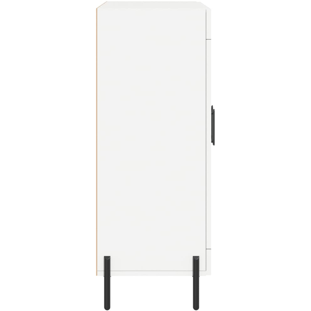 vidaXL 2 Glass Door White Sideboard Image 7