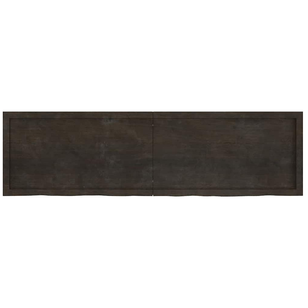 vidaXL 180cm Dark Brown Foldable Floating Wall Shelf Image 2